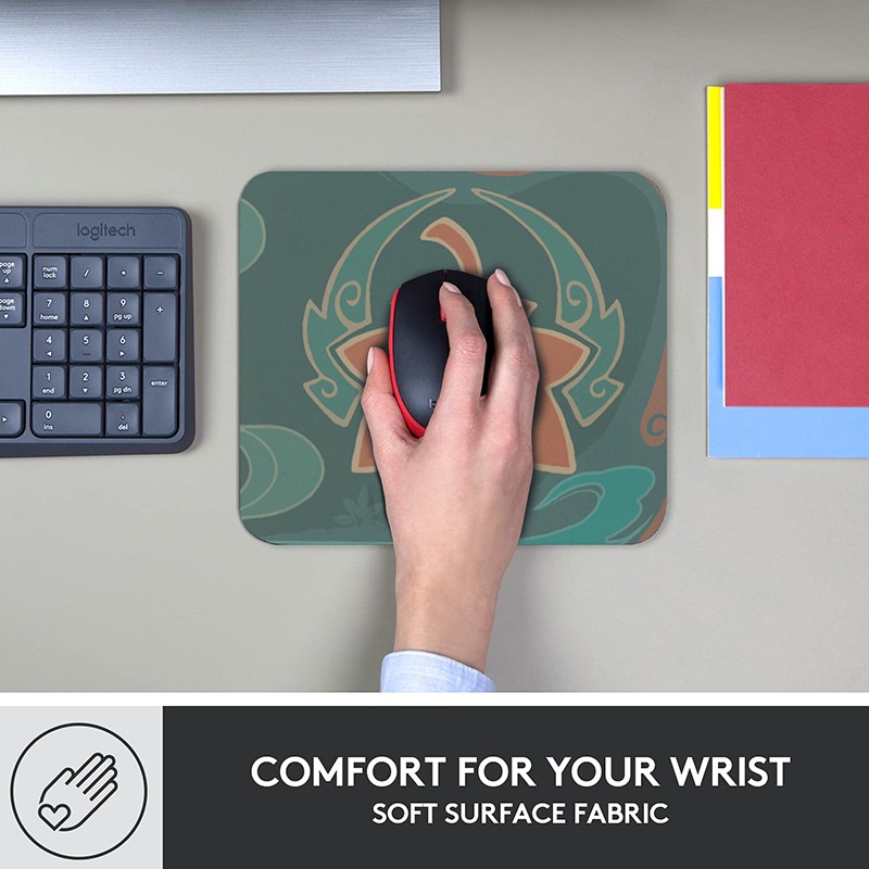 Ag GenshinImpact Anime Kazuha Zhongli Hutao Tấm Lót Chuột Và Bàn Phím Máy Tính