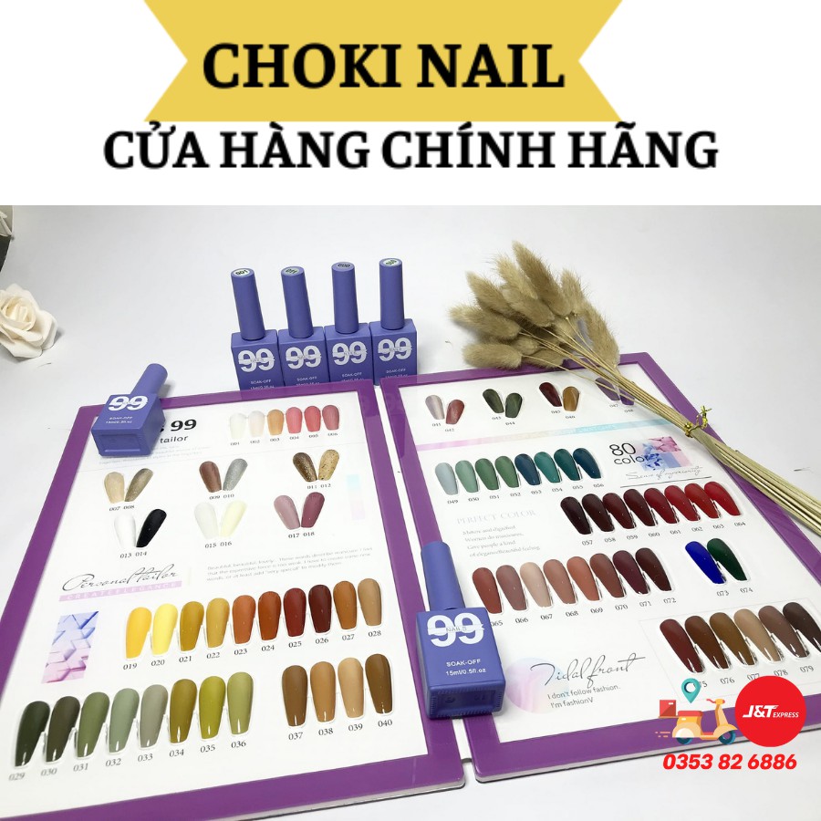 Sơn gel Nails 99 sơn móng tay chân cao cấp độc quyền 1