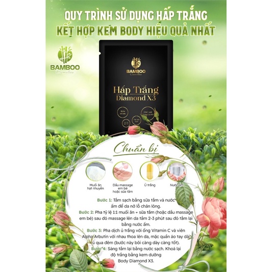 Ủ TRẮNG DA BAMBOO- Dành cho cả mặt và body