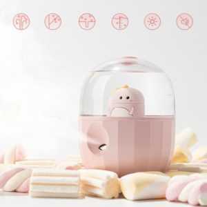 Máy Phun Sương Tạo Ẩm Hình Thú Mini Để Bàn Có Pin Sạc Tích Hợp