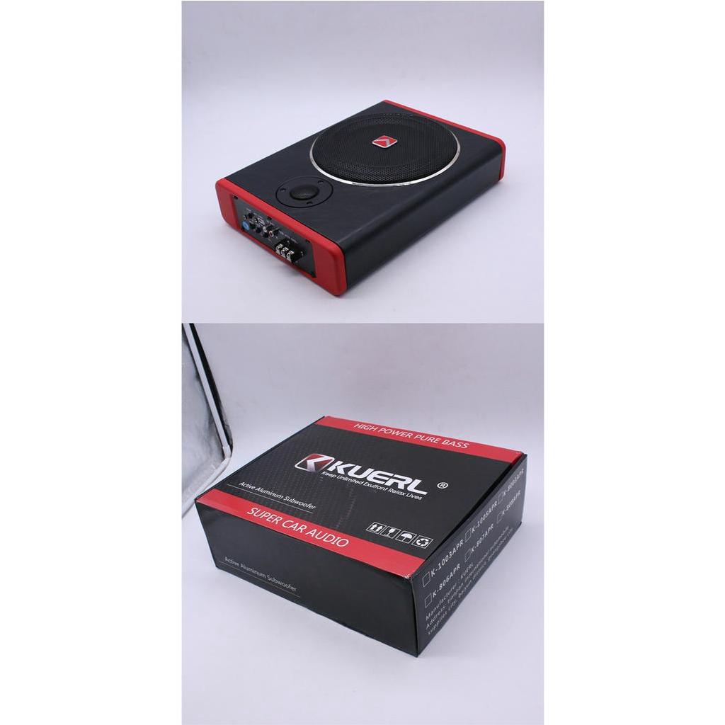 Loa Sub Gầm Ghế KUERL 808 Bluetooth - Loa Siêu Trầm 8inch Siêu Gọn Nhẹ Dành Cho Ô tô