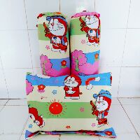 bộ gối nằm ôm e bé bông gòn tự nhiên áo cotton siêu mát  từ 1 đến 4 tuổi