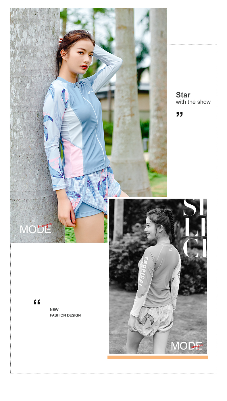 Đồ Bơi Liền Thân Tay Dài Thời Trang Cho Nữ 2021 | BigBuy360 - bigbuy360.vn