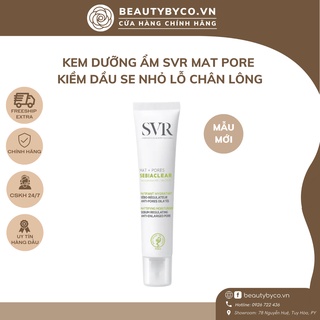 Kem dưỡng kiềm dầu, se khít lỗ chân lông SVR Sebiaclear Mat + Pores 40ml