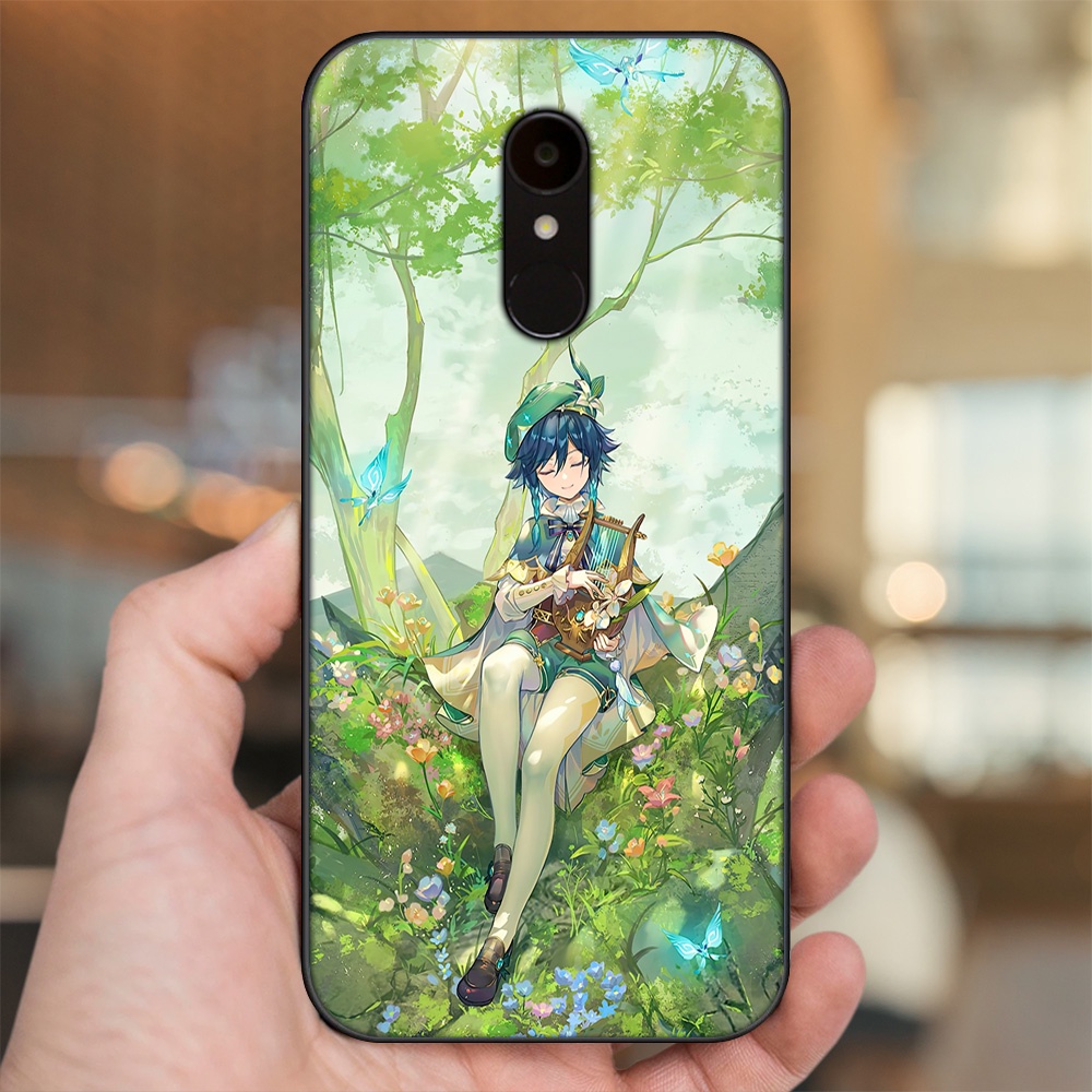 Ốp lưng Xiaomi Redmi 5 viền đen in hình Venti Genshin Impact