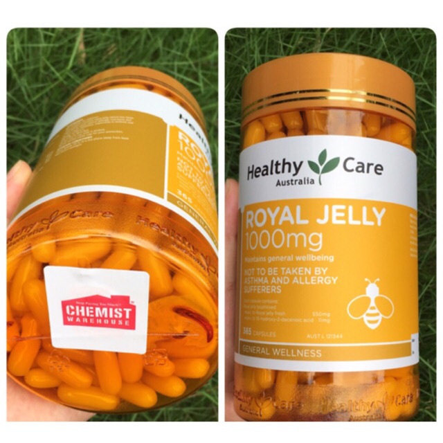 Sữa Ong Chúa Healthy Care Royal Jelly 365 Viên