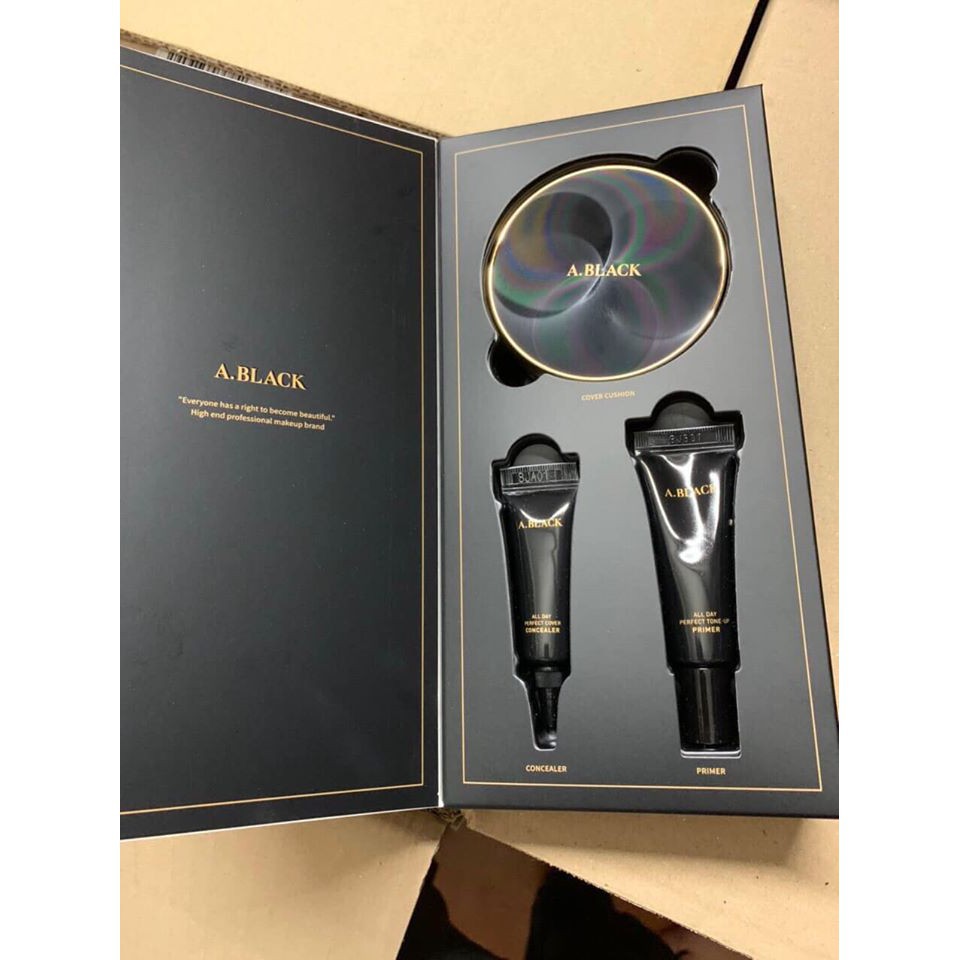 Set phấn nước All Day Perfect Cover A.back Clio (1 phấn nước + 1 kem lót + 1 che khuyết điểm) | BigBuy360 - bigbuy360.vn