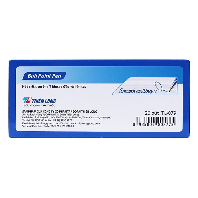Hộp 20 bút bi Thiên Long  TL 027
