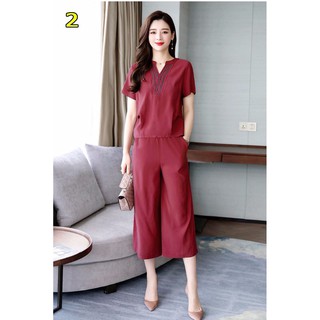 Đồ bộ ống rộng thun cát hàn mặc nhà-3750