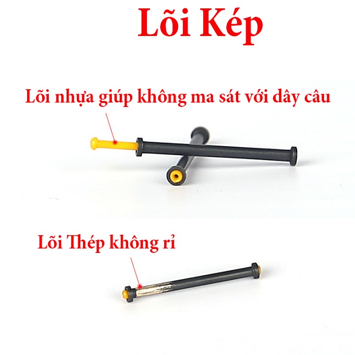 Thanh Cuốn Chì Câu Cá Sét 10 Chiếc Chuyên Dụng Câu Đơn Câu Đài PK5-B