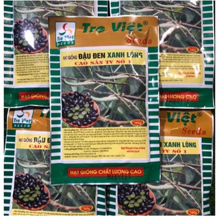 HẠT GIỐNG ĐẬU ĐEN XANH LÒNG (CAO SẢN TV SỐ 1) 5gói (100gr/gói)