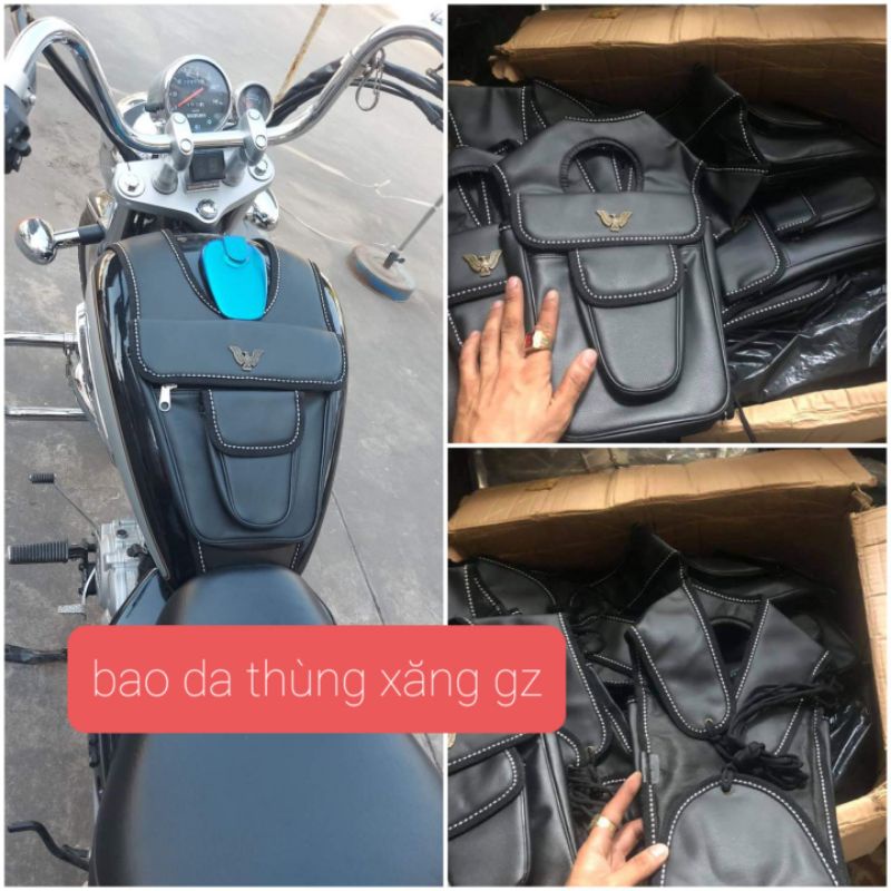 Bao da bình xăng moto