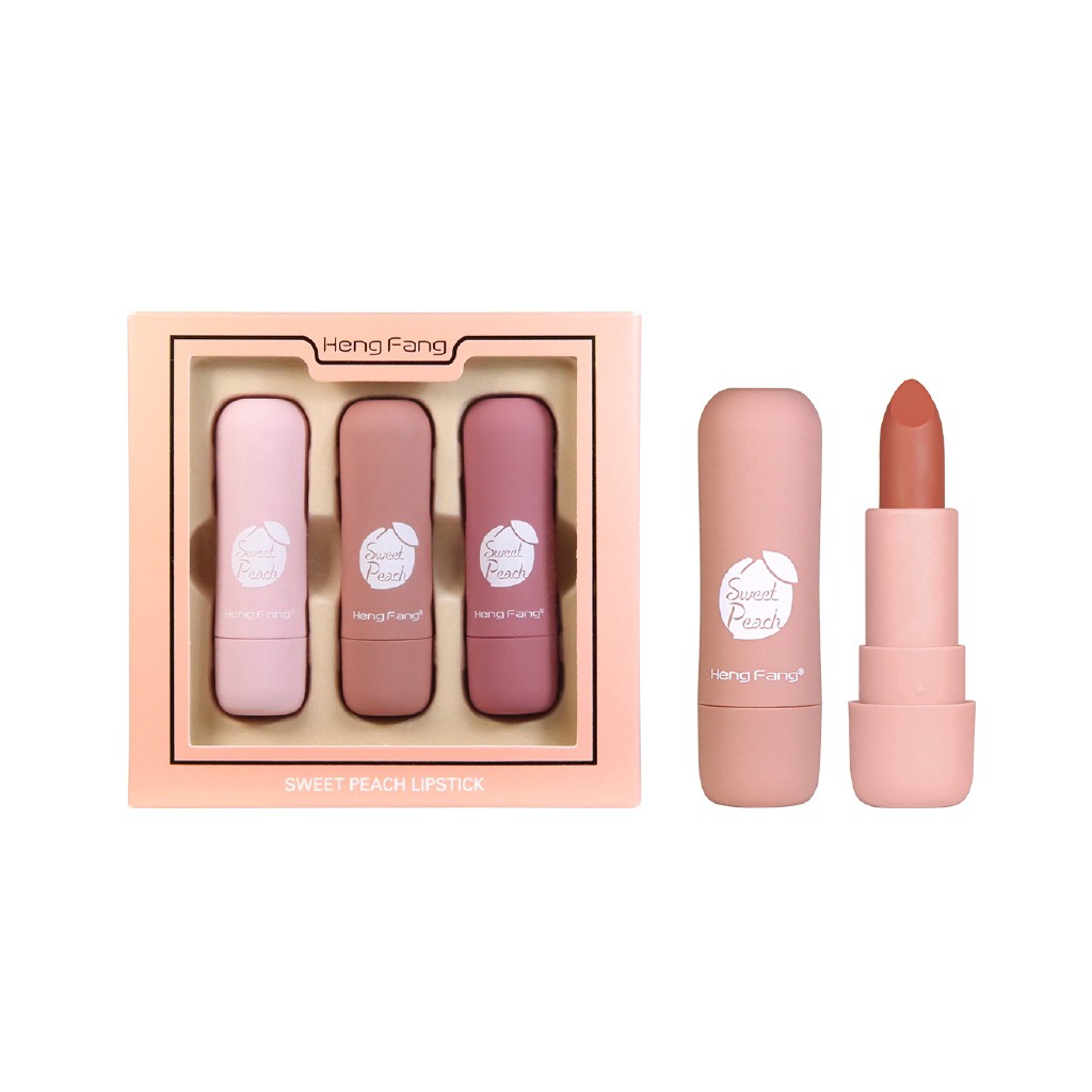 Set son môi nhung mịn Hengfang H9383 bền màu lâu trôi