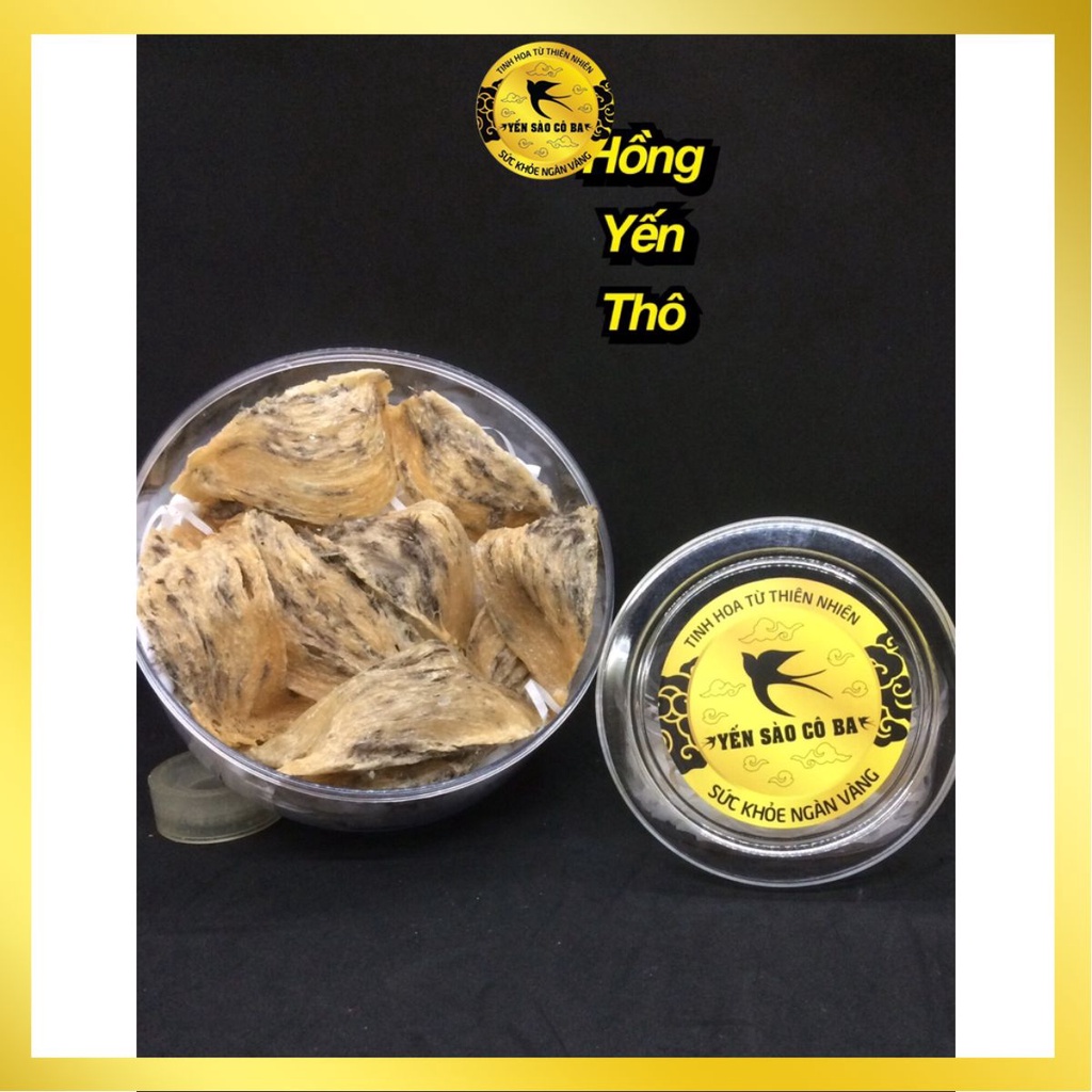 YẾN SÀO CÔ BA - Hông YẾN THÔ 50gr - 100gr + Quà.