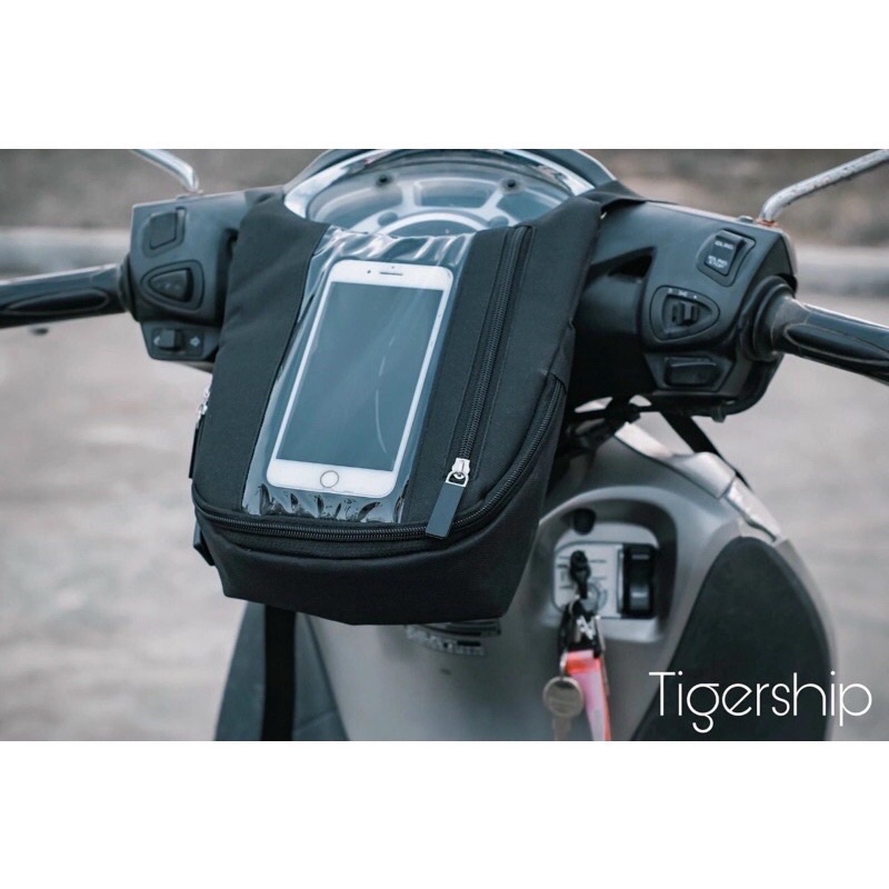 Túi grap chống nước cảm ứng mượt gắn đầu xe cực tiện