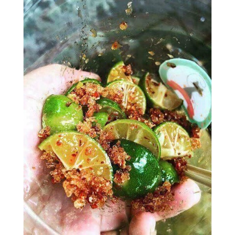Muối mắm ruốc chấm trái cây hàng Thái Lan