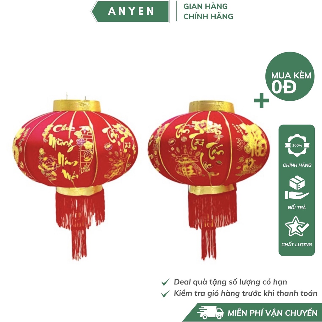 SỈ ĐÈN LỒNG vải NHUNG ĐỎ Treo Tết Lễ Hội Size 80CM 60cm 40cm 100cm