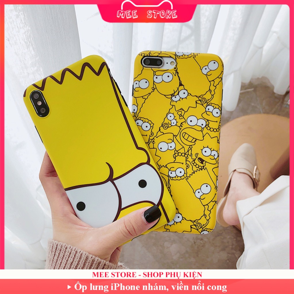 Ốp lưng iphone Gia đình Simpson TPU trơn dẻo mềm 5/5s/6/6plus/6s/6splus/7/7plus/8/8plus/x/xs/11/12/pro/max/plus/promax