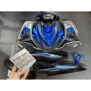 Áo Ex 135 xanh bạc đen luôn tem candy