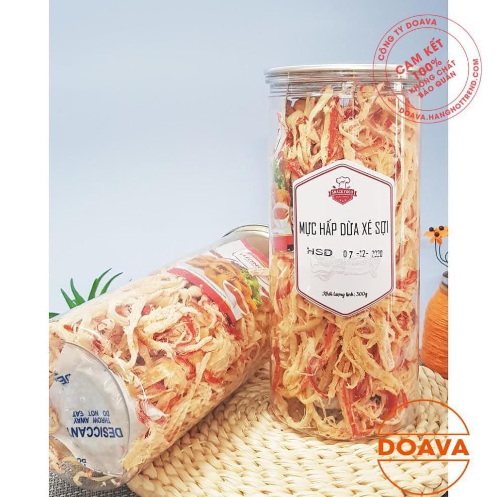 Khô Mực Hấp Nước Dừa Xé Sợi 300g - Mực Khô Nhà Hấp Nước Dừa Béo Ngậy Ăn Là Nghiện | BigBuy360 - bigbuy360.vn