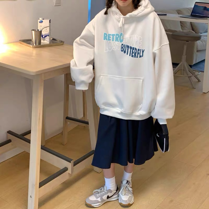 ÁO hoodie in chữ nam nữ freesize, chất nỉ phù hợp thu đông 2021. | BigBuy360 - bigbuy360.vn