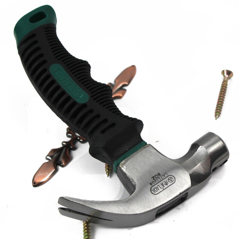 Búa Nhổ Đinh Mini LAOA LA712408 Có Khe Để Giữ Đinh, Chất Liệu Thép Cacbon Có Độ Bền Cao
