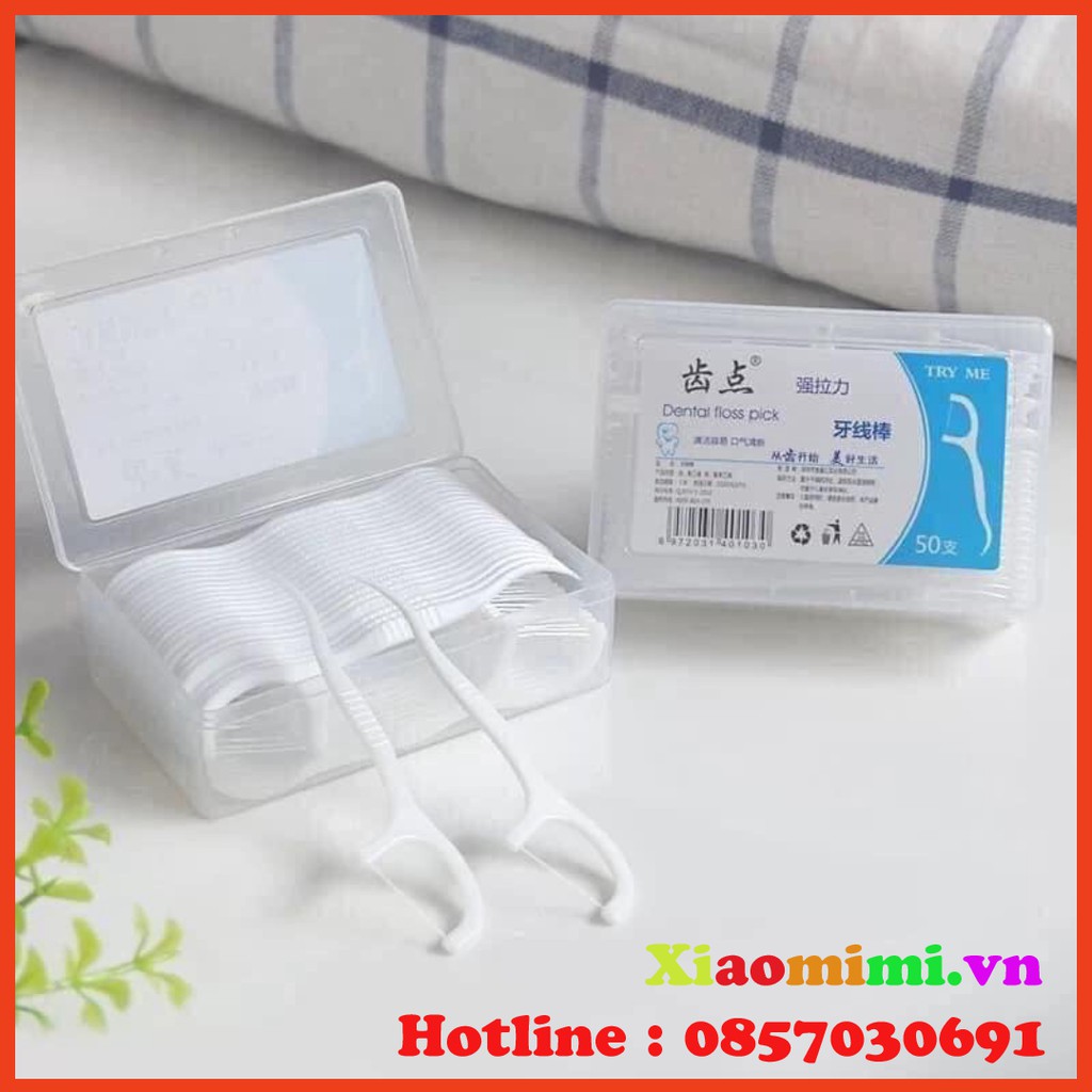 Hộp 50 Chỉ Nha Khoa Đảm Bảo An Toàn Răng Miệng PVN17380