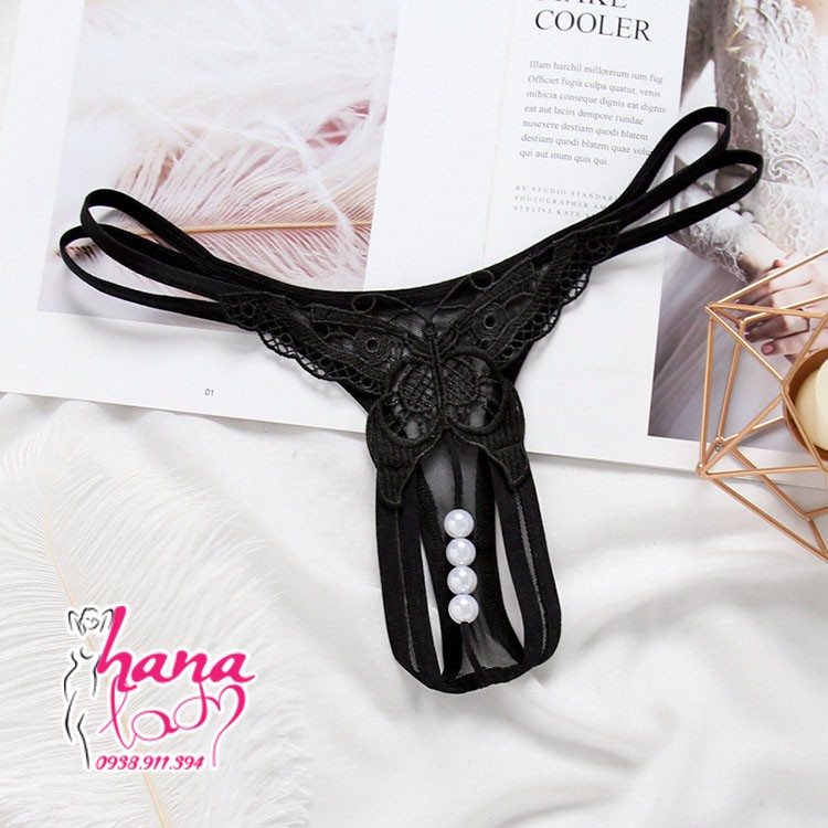 Quần lót nữ lọt khe hình bướm đính ngọc sexy quyến rũ gợi cảm LK011