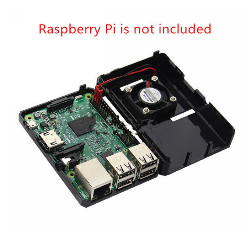 Đen Quạt Tản Nhiệt Abs Cho Raspberry Pi 3 Westyle