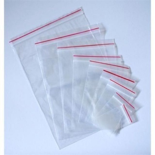 ❧k&k☙ túi zip chỉ đỏ loại dầy