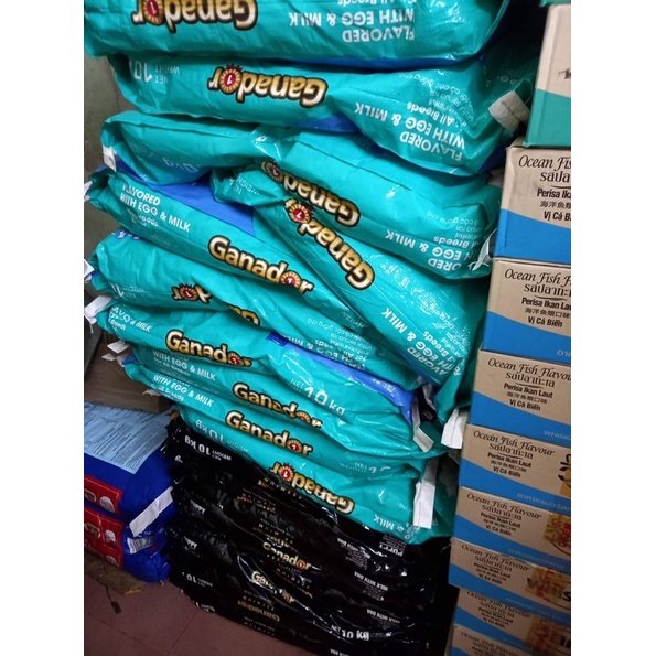 Thức ăn hạt cho chó Ganador bao xá 10kg siêu tiết kiệm - date mới nhất