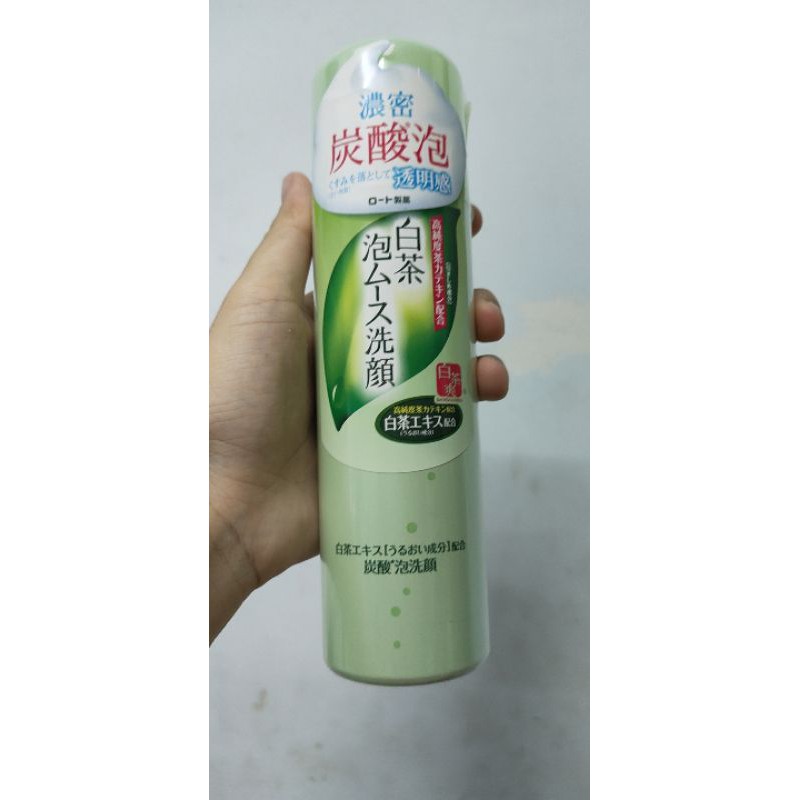 Bọt rửa mặt trà trắng Shirochasou White Tea Foaming Wash 150g
