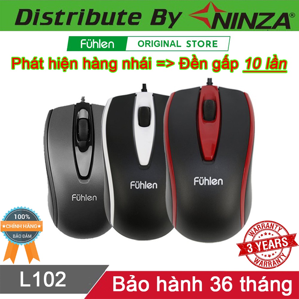 Chuột gaming Fuhlen L102 [Bảo hành 36 tháng] ♥️Freeship♥️ Chuột chơi game Fuhlen F200 - Fuhlen G90