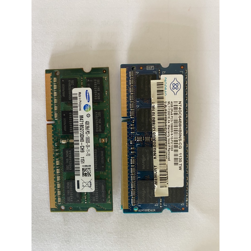 Ram Laptop DDR3 4GB Bus 1333/1600 MHz PC3 | Hàng zin theo Máy | BigBuy360 - bigbuy360.vn