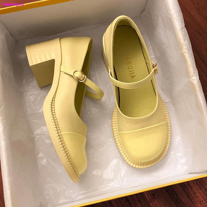 ☑No Jiabu Fake Jia Giày Cao Gót Đế Dày Chống Trượt Phong Cách Mới Thời Trang Mùa Xuân 2022