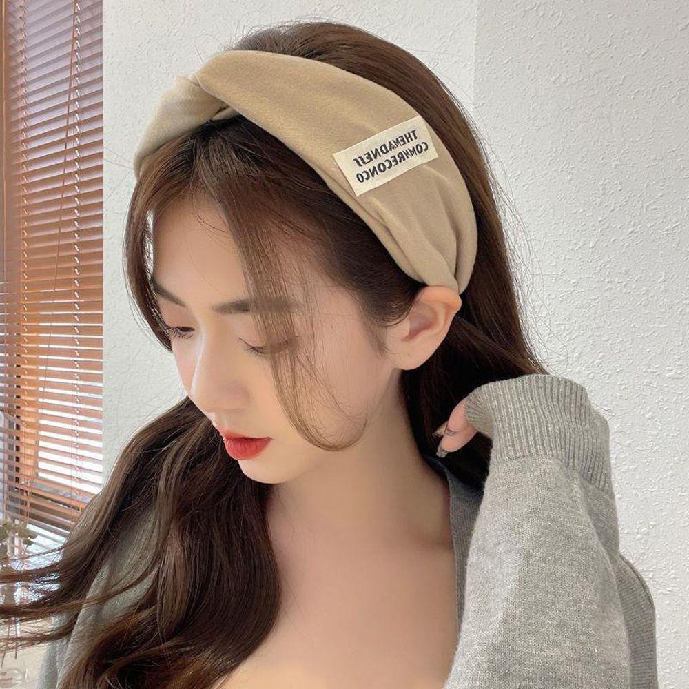 Băng Đô Cài Tóc Bằng Nhựa Chống Trượt Màu Sắc Ngọt Ngào Cho Nữ