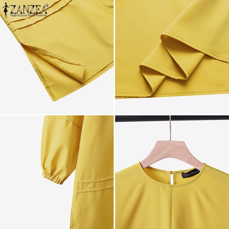 Zanzea Quần Dài Lưng Thun Ống Rộng Thời Trang Cho Phụ Nữ Hồi Giáo