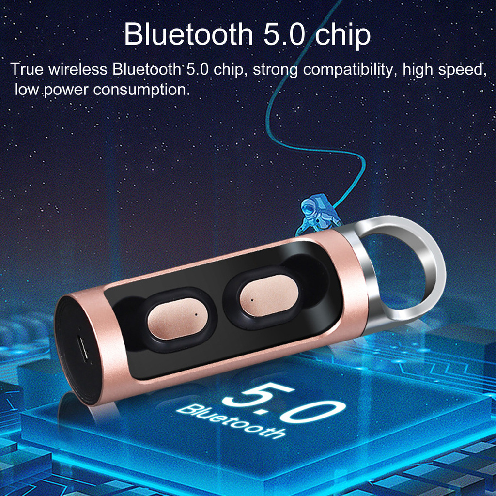 Tai Nghe Nhét Tai Không Dây Bluetooth 5.0 Âm Thanh Siêu Trầm