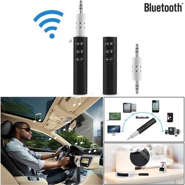 Bộ thu phát bluetooth 5.0 usb không dây 2 trong 1 3.5mm cho xe hơi