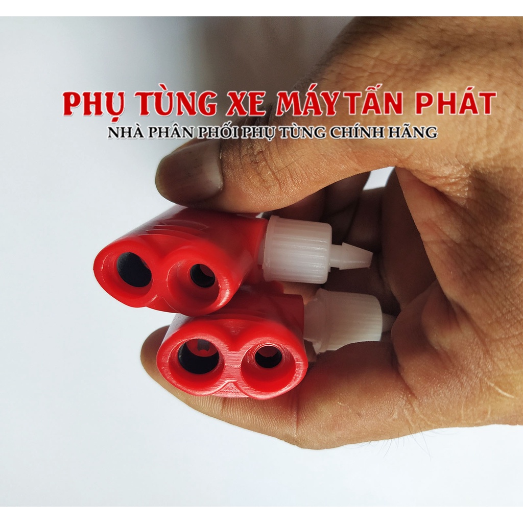 Combo 2 Đầu Vòi Bơm Hơi Xe Máy Lốp ô tô Xe Đạp (Thay Thế Vòi Hỏng Bơm Tay-Bơm Chân)