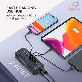 HUB Usb 7 cổng iDsonix-IBU3-7A-BK-BP