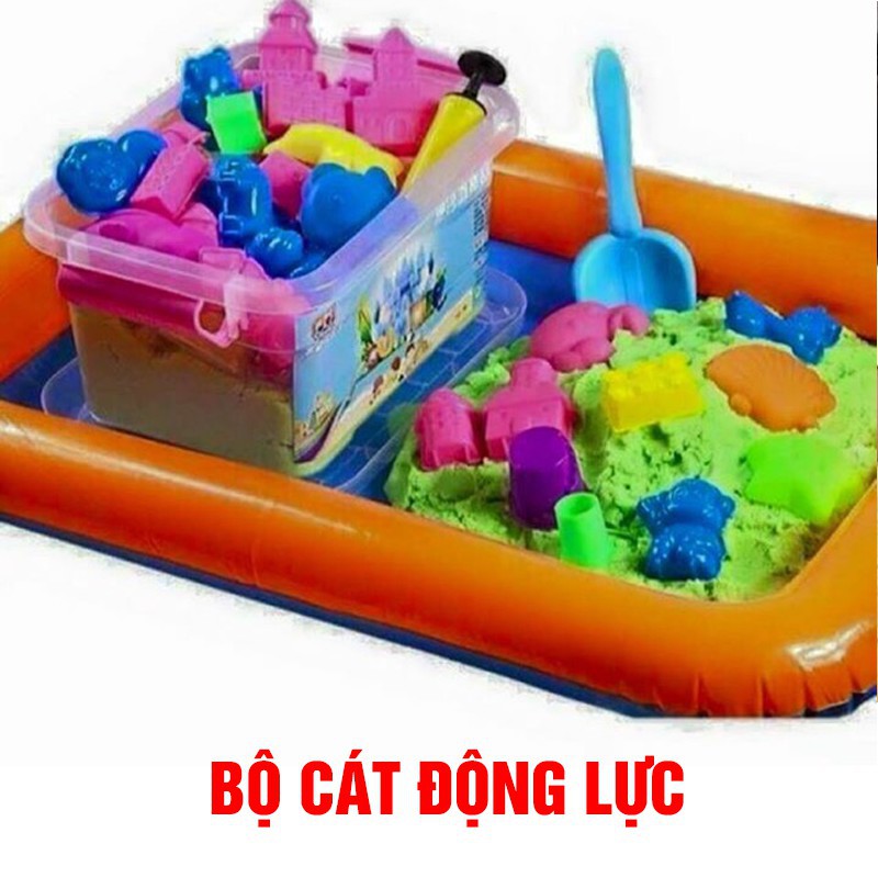 Bộ đồ chơi khuôn cát nặn động lực