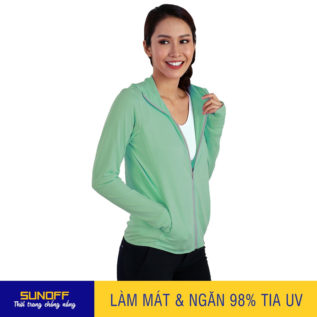 Áo Chống Nắng Nữ/Ngăn 98% Tia UV - Sunoff CoolSport | WebRaoVat - webraovat.net.vn