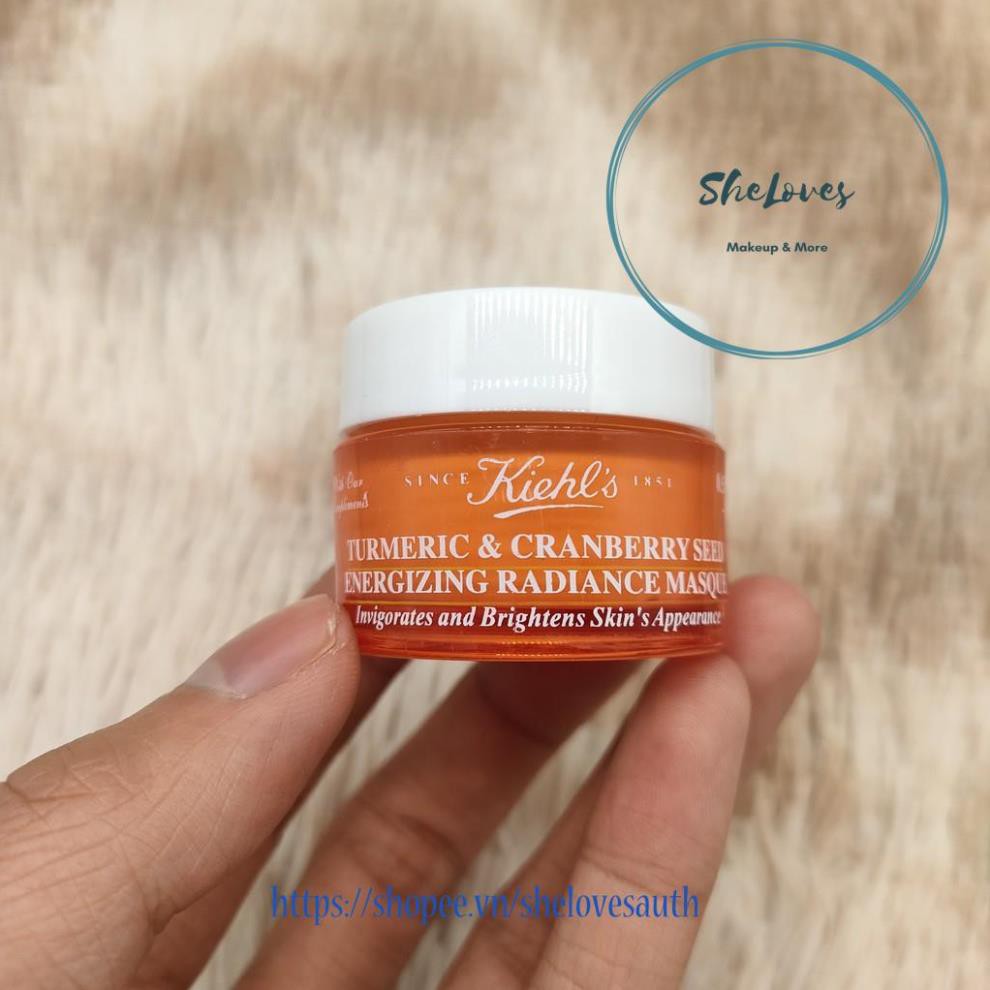 Mặt nạ nghệ Kiehl’s Turmeric & Cranberry Seed Energizing Radiance Masque 14ml