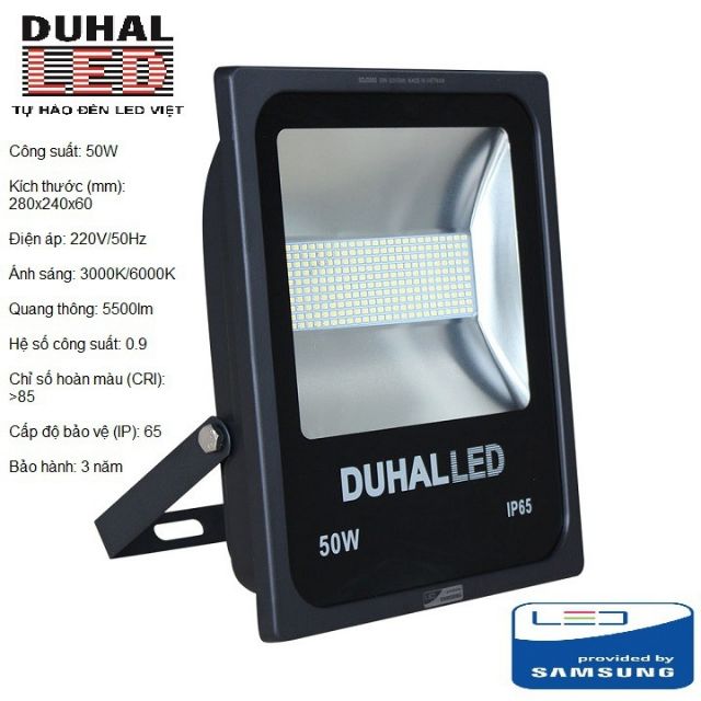 ĐÈN LED PHA DUHAL 50W