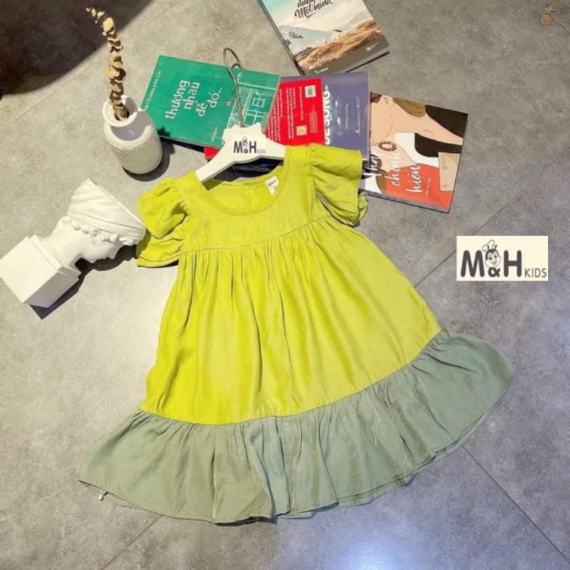 🍓🍓 ĐẦM XÒE ĐUÔI CÁ PHỐI MÀU HAI TẦNG XINH XẮN CHO BÉ GÁI 🍒🍒