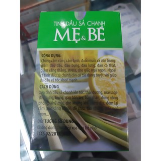 Tinh dầu Sả Chanh Mẹ và Bé 30ml