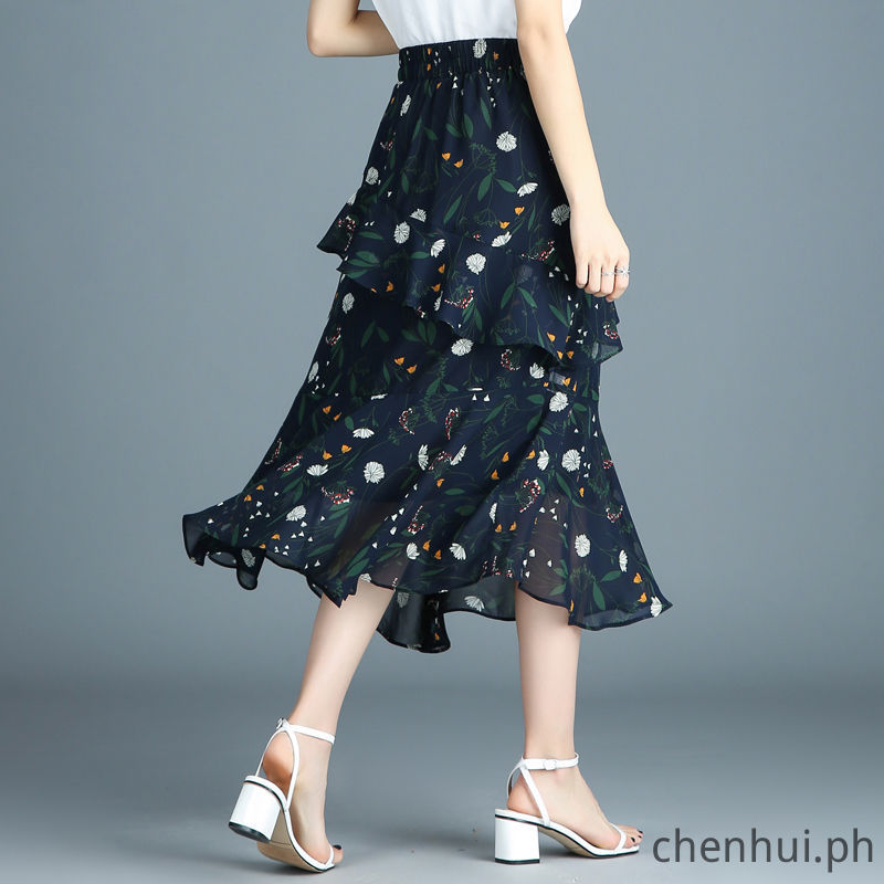 Chân váy maxi vải voan lưng cao thiết kế độc đáo thời trang xuân hè mới cho nữ | BigBuy360 - bigbuy360.vn