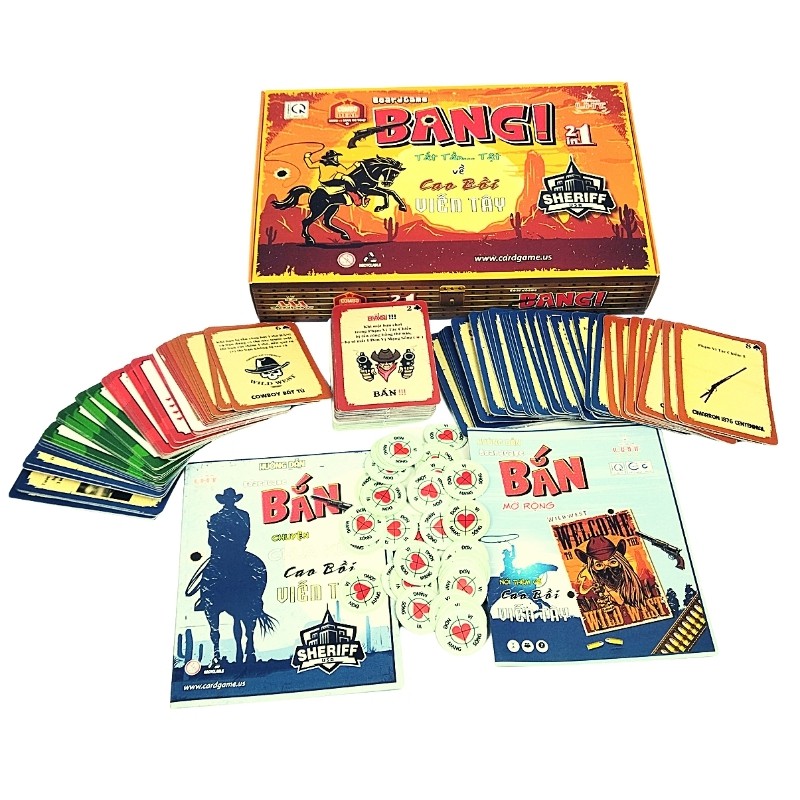 Combo Boardgame Bắn + Bắn Mở Rộng - dễ chơi cho cả trẻ em và người lớn từ 4 - 7 người [Chính hãng AAA-LHT]