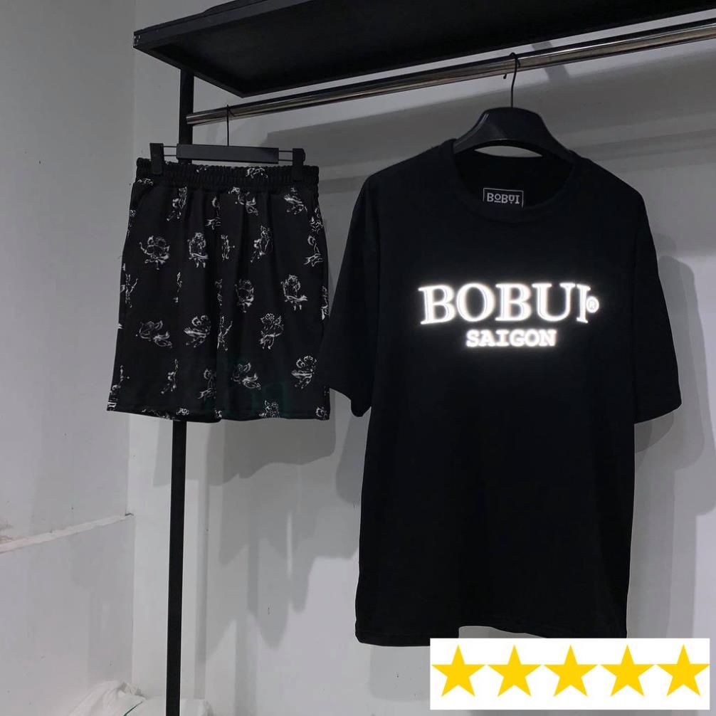 Áo Thun unisex bobui phản quang Full Tag LOGO